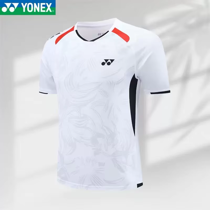 Badminton Fun - Koszulka do badmintona YONEX, szybkoschnąca koszulka