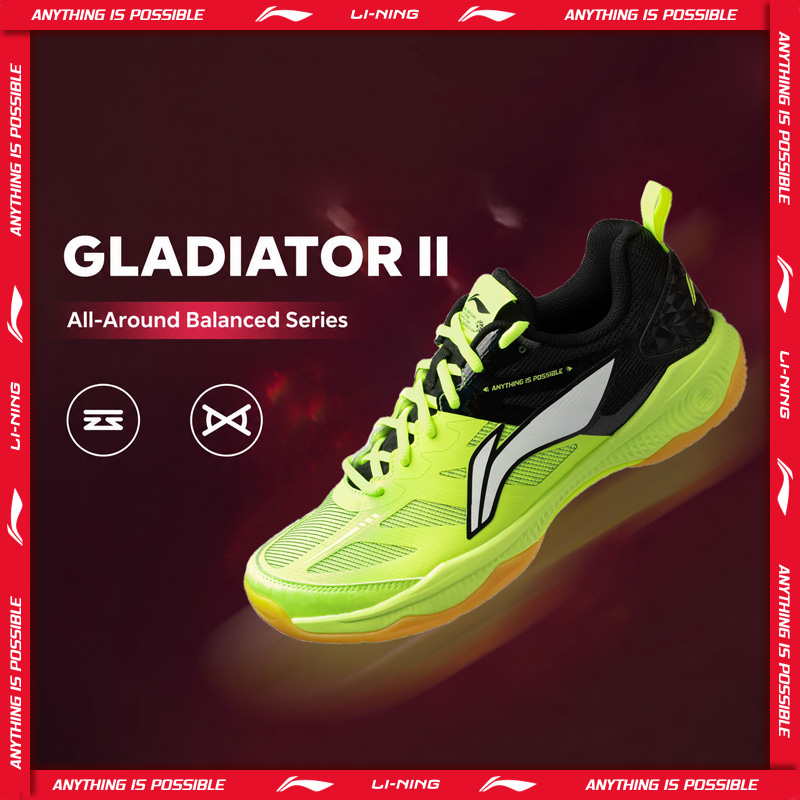 Badminton Raket - Li-Ning Unisex GLADIATOR Ⅱ Buty do