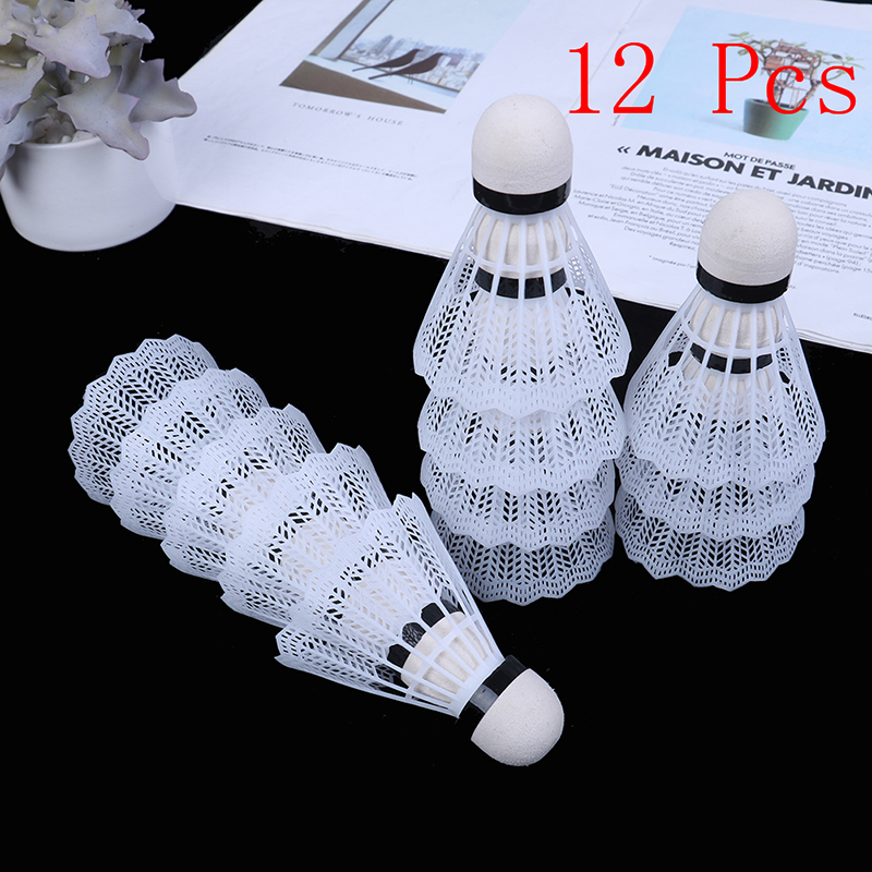 12 szt. Plastikowe lotka do gr – Badminton Nylon Shuttlecock recenzja i cena