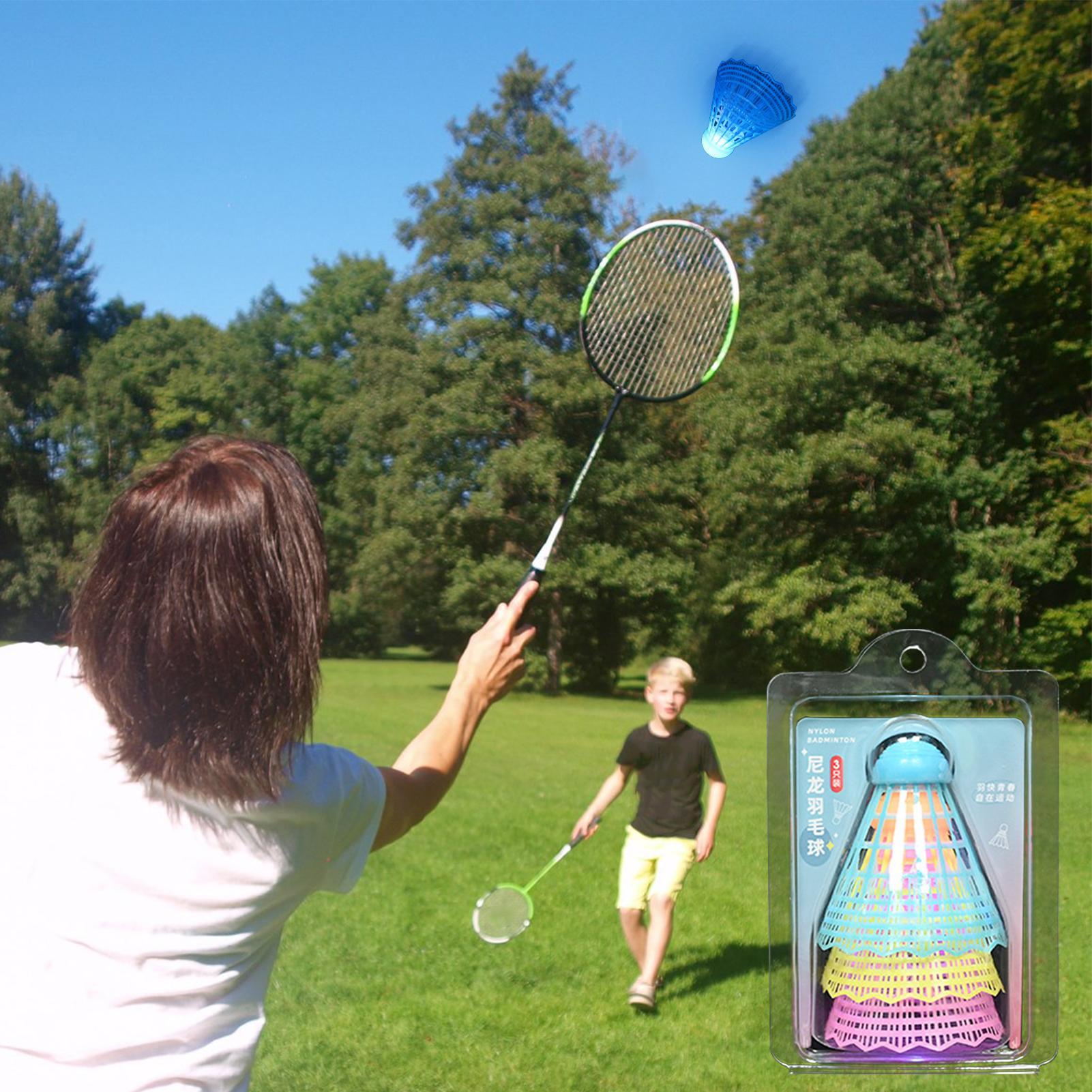 3 szt. LED-owe piłki do badmin – Badminton Nylon Shuttlecock recenzja i cena
