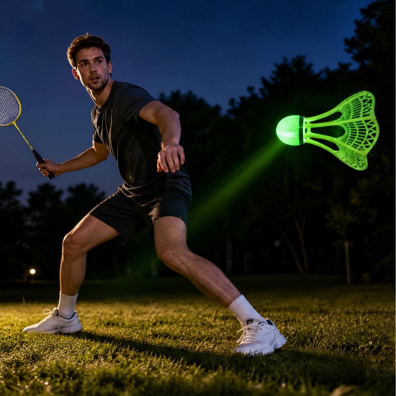 Wiatroodporny, świecący lotek  – Badminton Nylon Shuttlecock recenzja i cena
