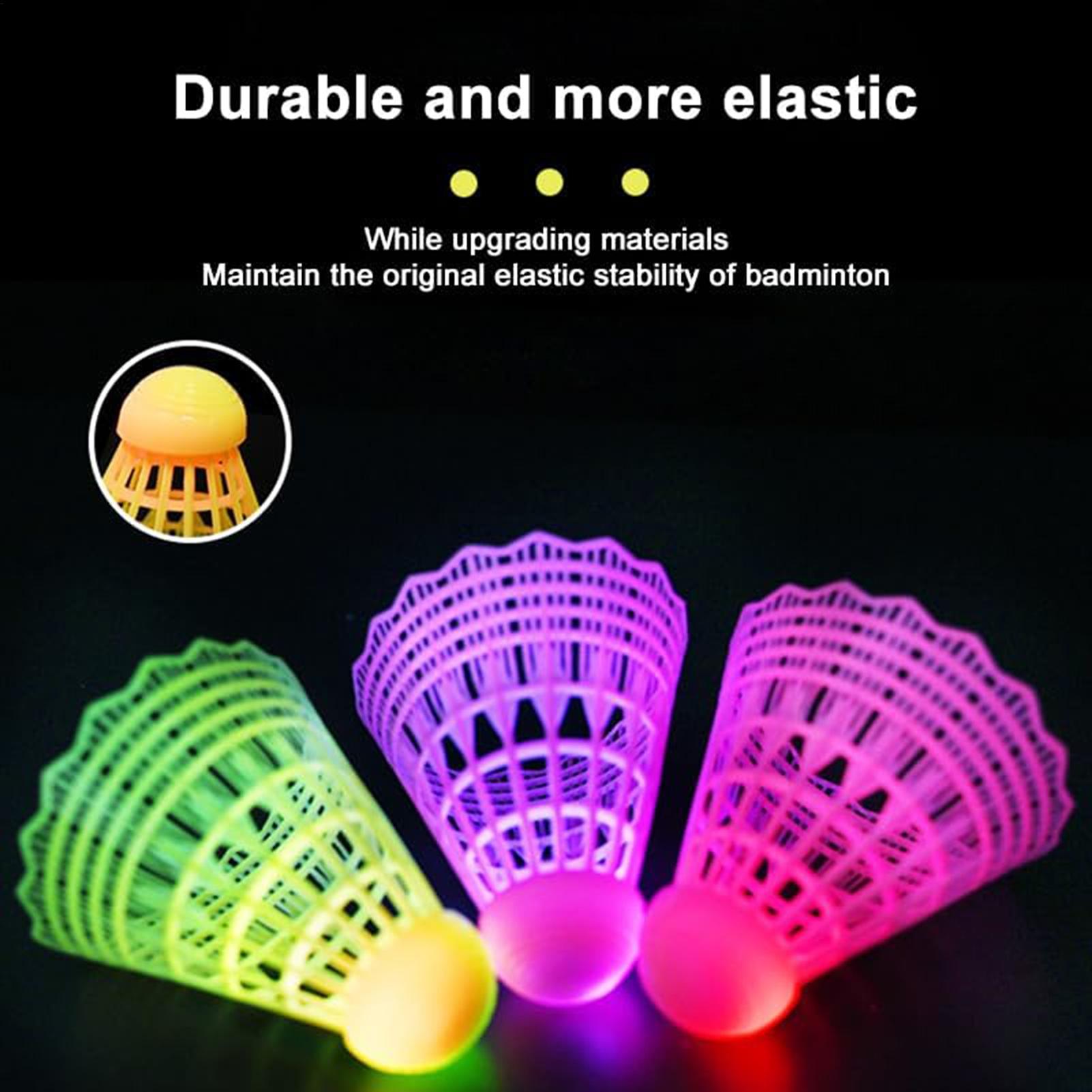 3 szt. LED-owe lotki do badmin – Badminton Nylon Shuttlecock recenzja i cena