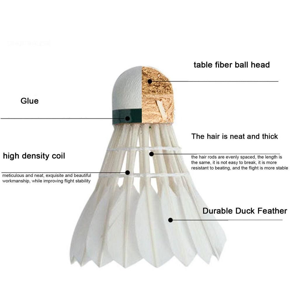 3/6/12 szt. Profesjonalny lot  – Badminton Nylon Shuttlecock recenzja i cena