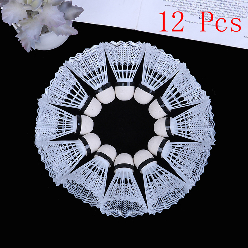 12 szt. Lekkie plastikowe lotk – Badminton Nylon Shuttlecock recenzja i cena